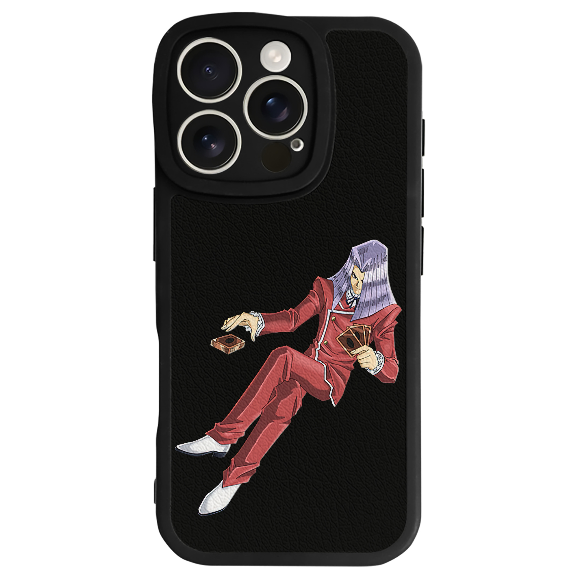 遊☆戯☆王 Yu-Gi-Oh! 【iPhone 16シリーズ対応】シリコンスマホケース（レザー調） 材質：シリコン